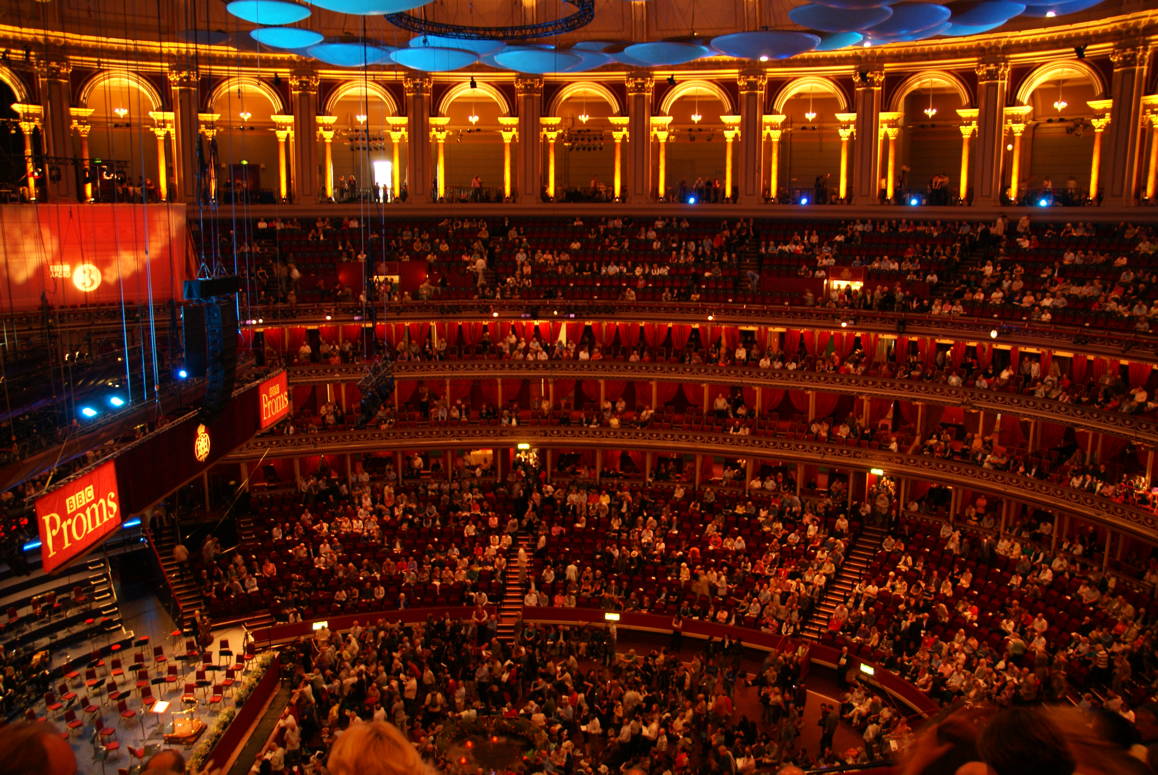 binnenkant van Royal albert hall